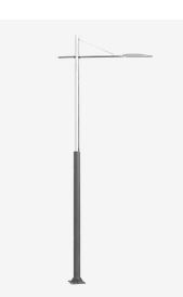 Mât résidentiel Stylum ICST60MA - acier galvanisé avec options de réhausse inox ou acier_0