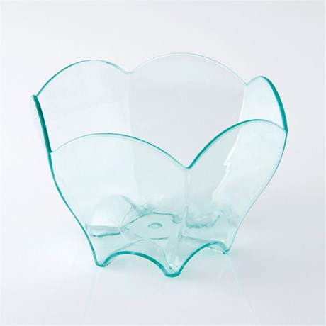 MISE EN BOUCHE TULIPE D.6.3X4.4 CM VERT D'EAU (VENDU PAR 1000)