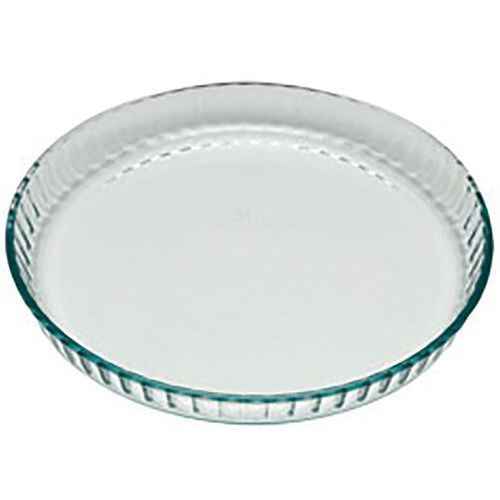 MOULE À TARTE EN VERRE BOROSILICATE ET ASPECT ROND DE 27 CM - PYREX