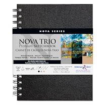 NOVA TRIO CARNET SPIRALÉ 50F 15,2X20,3CM 150G - ASSORTIS - LOT DE 2