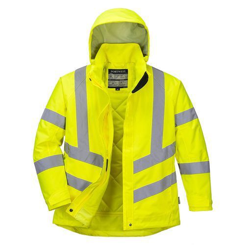 PARKA D'HIVER HAUTE VISIBILITÉ LW74 - JAUNE - XS - PORTWEST
