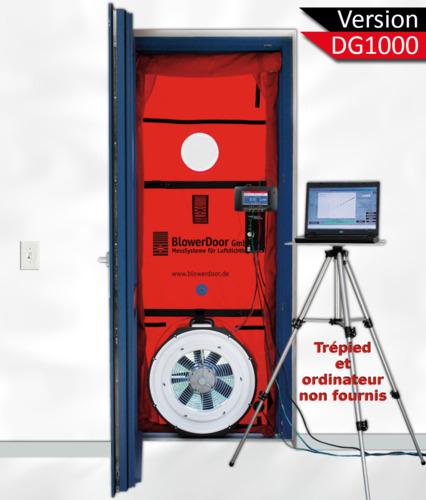 PORTE SOUFLANTE BLOWERDOOR - AVEC MANOMÈTRE DG1000 - ETALONNAGE COFRAC (OU ÉQU. EUR)_0