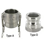 Raccord à cames inox taraudé femelle - Type D - YCDIDFGIX065 - DN 65 - G 2