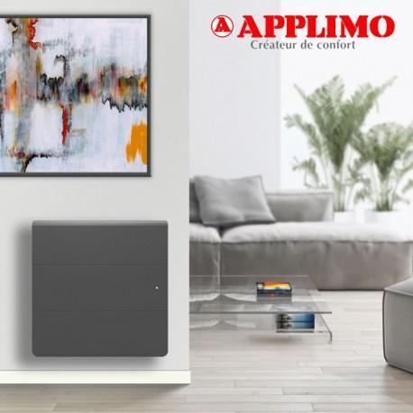 RADIATEUR FONTE LENA SMART ECOCONTROL 1000W HORIZONTAL GRIS - APPLIMO 12163SEHS