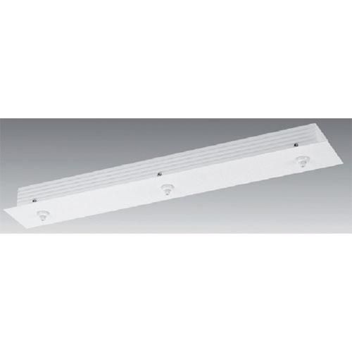 Réglette avec prise pour 3 spots - système jack - blanc - convertisseur incorporé 105VA + 1x60VA - IP20 IK02 Classe I_0