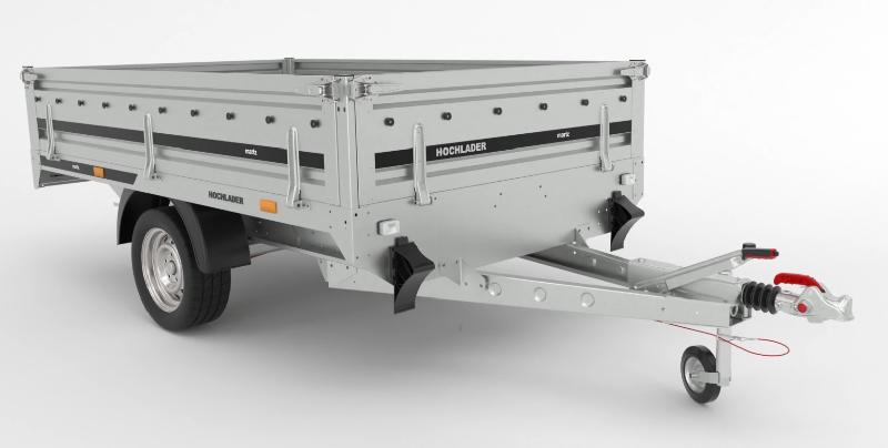 Remorque roues dessous - 2,54 X 1,53 M - 1300 KG - MARTZ HOCHLADER 250+_0
