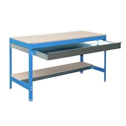 SimonRack Établi SIMONWORK BT0 BOX couleur BLEU/BOIS 842x1210x760 mm (haut x largeur x profondeur) - 8435104932599_0