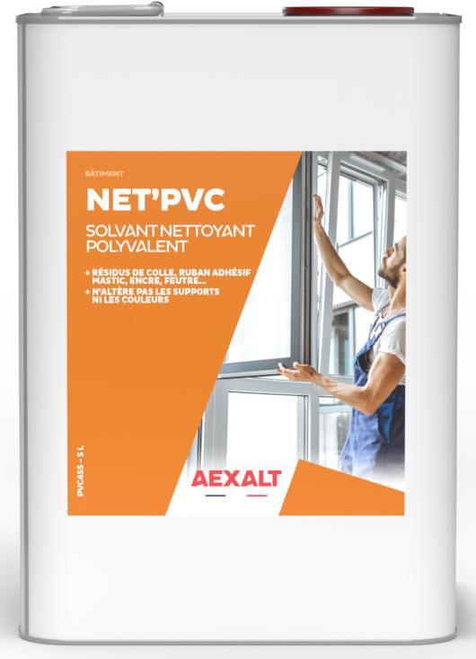 Solvant nettoyant polyvalent PVC - Bidon de 5L - AEXALT - PVC455 - Réf. 441242_0