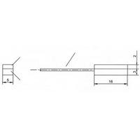 Sonde de mesure de température de contact type CTN, plage de -10 à +90 °C - Référence : FNA611_0