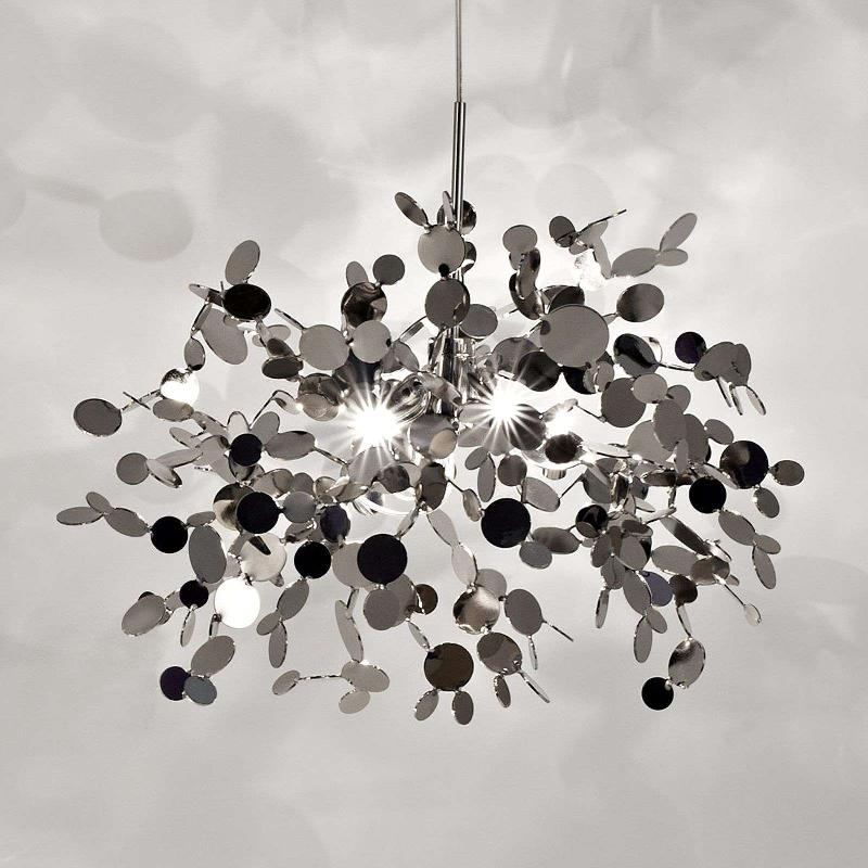 TERZANI SUSPENSION ARGENT 40 CM