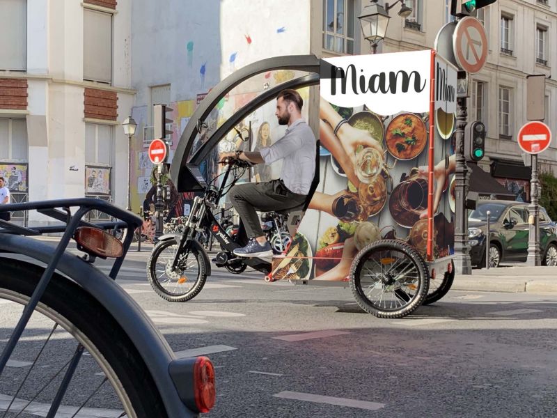 Triporteur électrique de livraison