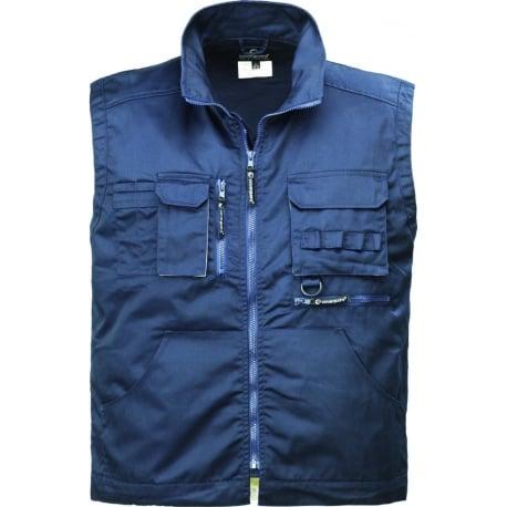 Veste de travail NAVY marine et gris - 60 % coton - 40 % polyester  - COVERGUARD | 8NAVM_0