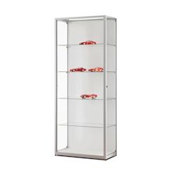 Vitrine d'Exposition Argent Eclairage latéral LEDstrip 80x40x198,4cm SARAZINO Vitrines - 3701478502863_0