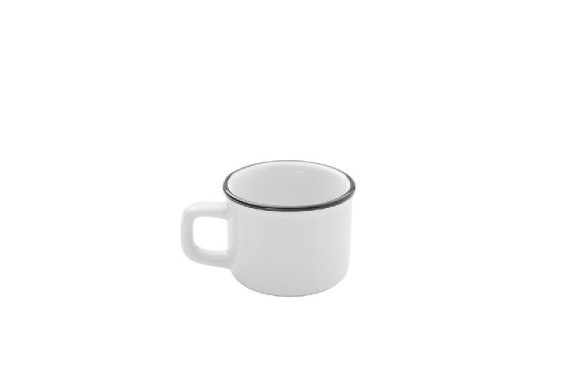 TASSE À EXPRESSO ROND BLANC GRÈS 6 CL Ø 5,5 CM BISTROT PRO.MUNDI