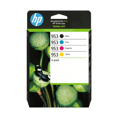 953 Pack de 4 cartouches d'encre Noir/Cyan/Magenta/Jaune authentiques_0