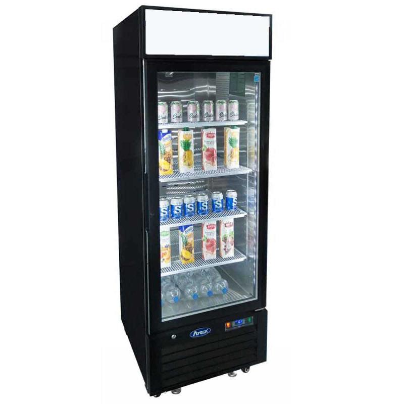 Armoire réfrigérée vitrée négative Noir 610L Atosa_0