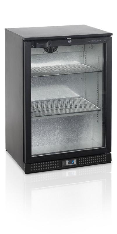 Arrière de bar réfrigéré professionnel porte vitrée 125 l +2/+10 °c - 600x520x870 mm - BA16H_0
