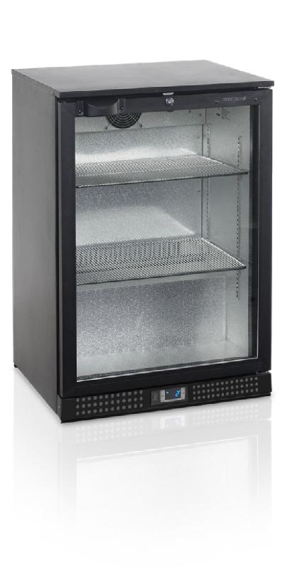 Arrière de bar réfrigéré professionnel - porte vitrée 125L - température +2/+10°C - 600x520x870 mm - BA16H_0