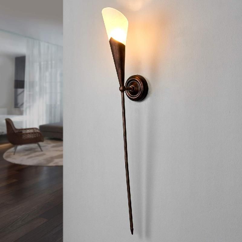 SEARCHLIGHT BELLE TORCHE MURALE GOTHIC COULEUR ROUILLE