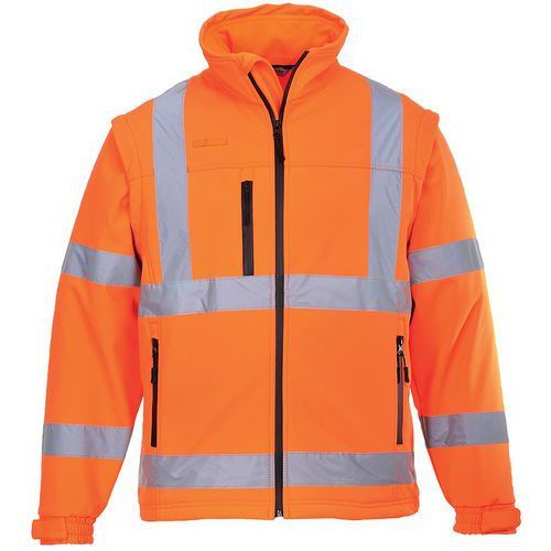 BLOUSON HAUTE-VISIBILITÉ SOFTSHELL S428 ORANGE XXL - PORTWEST