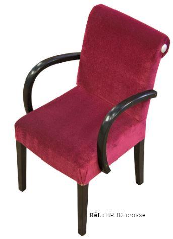 Bridge 82 - Chaise de restaurant avec assise standard - Hauteur 90 cm - Largeur 50 cm - Hauteur d'assise 61 cm - Poids 7,2 kg_0