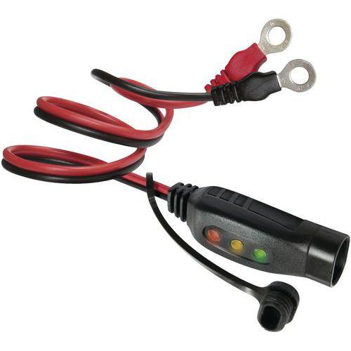 CABLE AVEC ETAT DE CHARGE /ŒILLETS M6 POUR GYSFLASH 1 À 6A