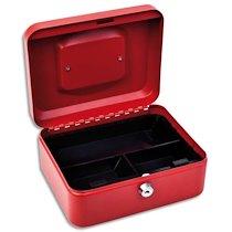 CAISSE À MONNAIE ROUGE - DIMENSIONS : L20 X H9 X P16 CM - LOT DE 2