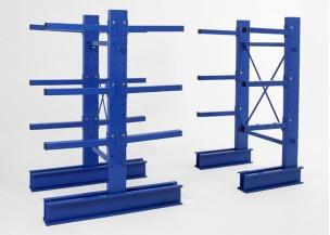Cantilever semi-lourd - stockage charges longues - simple ou double face_0