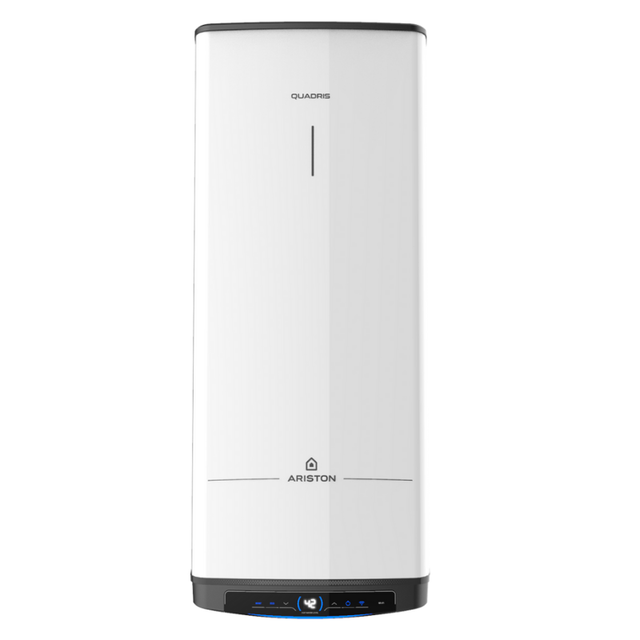 Chauffe-eau électrique connecté vertical mural carré QUADRIS 150L - Ariston - 3060884_0