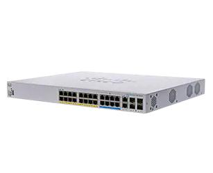 Cisco CBS350 Géré L3 Gigabit Ethernet (10/100/1000) Connexion Ethernet, supportant l'alimentation via ce port (PoE) 1U Noir, Gris_0
