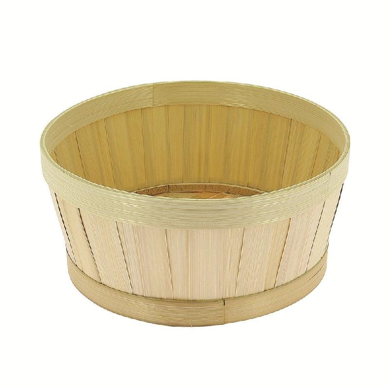 Corbeille bambou ronde naturel Ø22x10 cm - par 20_0