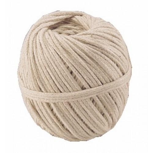 CORDEAU EN COTON TRESSÉ - PELOTE DE 100 GRAMMES - DIAMÈTRE 1,5 MM WILMART