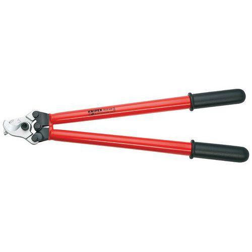 COUPE-CÂBLES 600MM - Ø27MM/150MM² CU/AL - GAINAGE SURMOULÉ ISOLÉ 1000V - KNIPEX