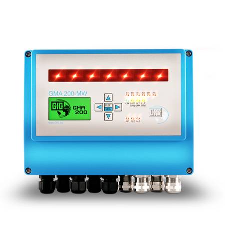 Détecteur de gaz flexible, pour la mesure des gaz / vapeurs combustibles et toxiques, et des concentrations d'oxygène - GMA200-MW4_0
