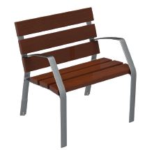 Fauteuil Similar ALU Réf. 1321 - Aluminium et Bois Tropical - Résistant aux Environnements Marins_0