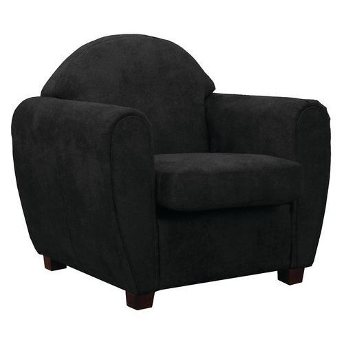 FAUTEUIL WEST ENDUIT PVC NOIR - MMP
