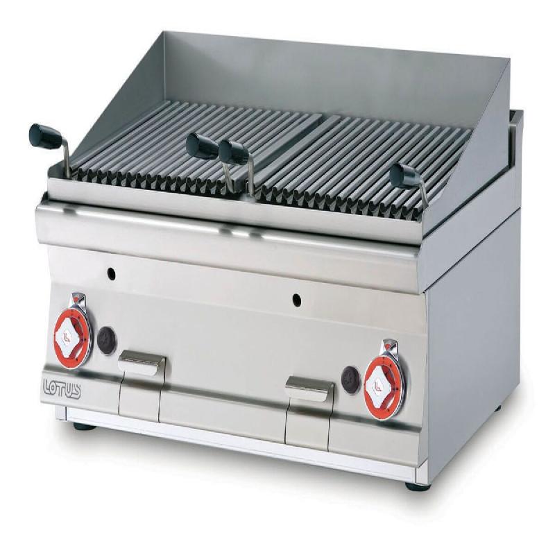 Gril électrique triphasé de table. 2 grilles réglables en acier inoxydable 38x42,5 cm. 2 zones de cuisson. Dimensions 80x60 h28 cm. Modèle CWT-68E_0