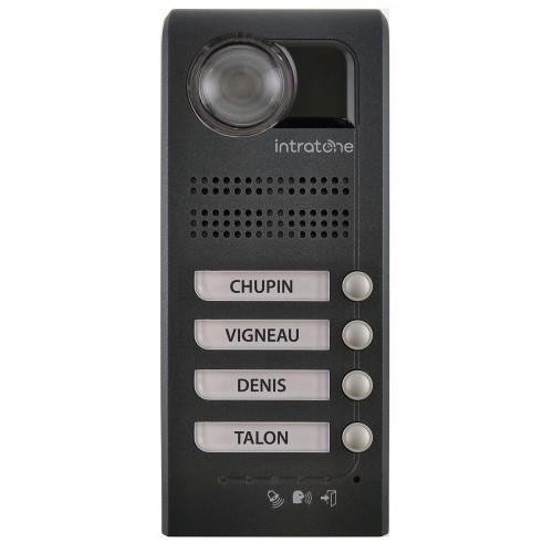 INTERPHONE VIDÉO VILLA 4 BOUTONS SAILLIE ANTHRACITE INTRATONE