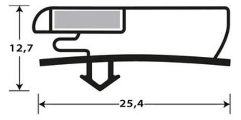 Joint pvc magnetique pour meubles frigos jpc-169_0