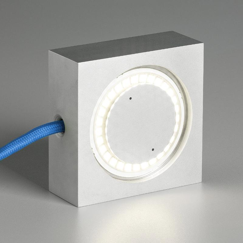 TECNOLUMEN LAMPE MULTI-USAGES SQUARE AVEC LED ET CÂBLE BLEU