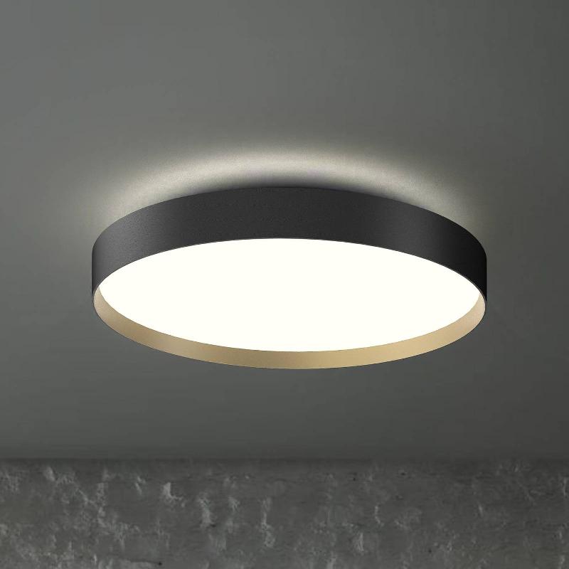 LOOM DESIGN PLAFONNIER LED LUCIA NOIR/DORÉ Ø 60 CM