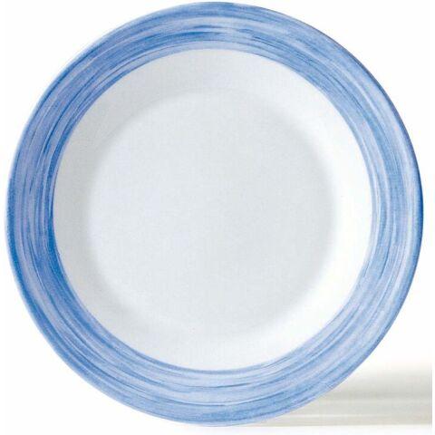 LOT DE 24 - BRUSH ASSIETTE BLEUE Ø 23,5 CM