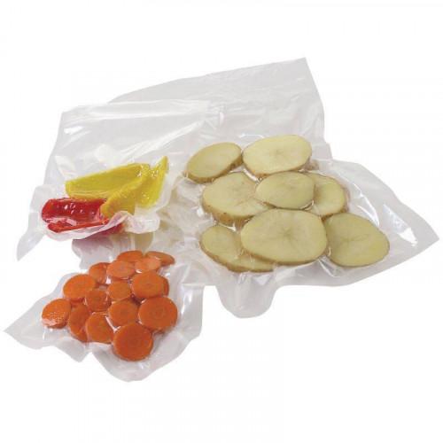 LOT DE 50 SACS D'EMBALLAGE SOUS VIDE GAUFRÉ VOGUE - 250 X 350 MM