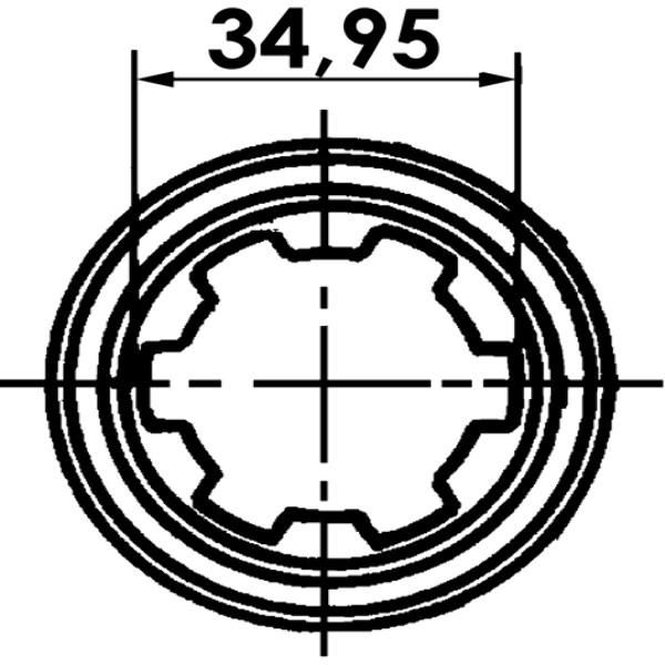 MACHOIRE 1''3/8-Z6 CR.30,2X80 MA06 TCM