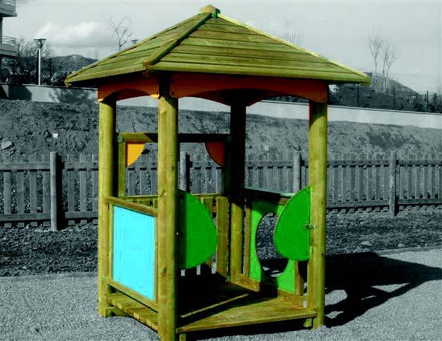 Maisonnette bois KIOSQUE pour enfants_0