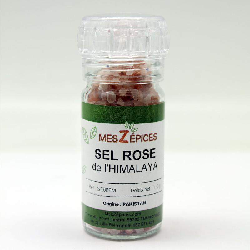 MesZépices - Sel rose de l'Himalaya - Moulin rechargeable 100 g - 3662310208841_0