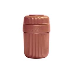Mug Nomade Terracotta -  35 cl Rouge Rond Bio-sourcé Bini - rouge 3760340830411_0