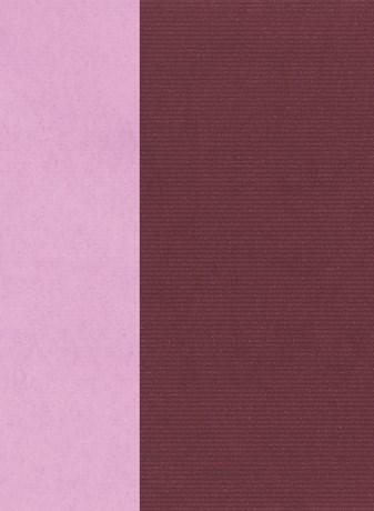 PAPIER CADEAU BOKRAFT BORDEAUX ET ROSE 50 M