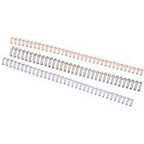 PEIGNE À RELIER MÉTAL WIREBIND, A4, 21 BOUCLES, 10 MM