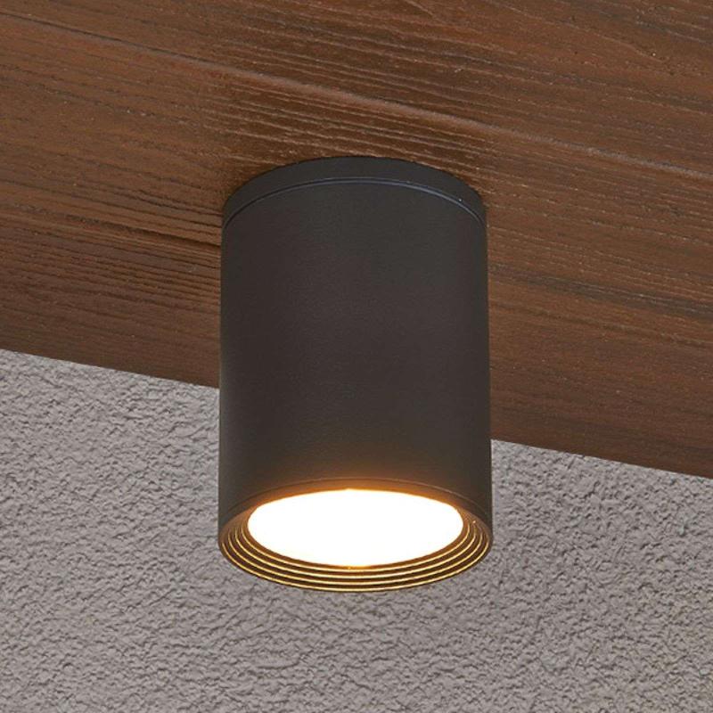 LUCANDE PLAFONNIER D\'EXTÉRIEUR MINNA GRIS FONCÉ